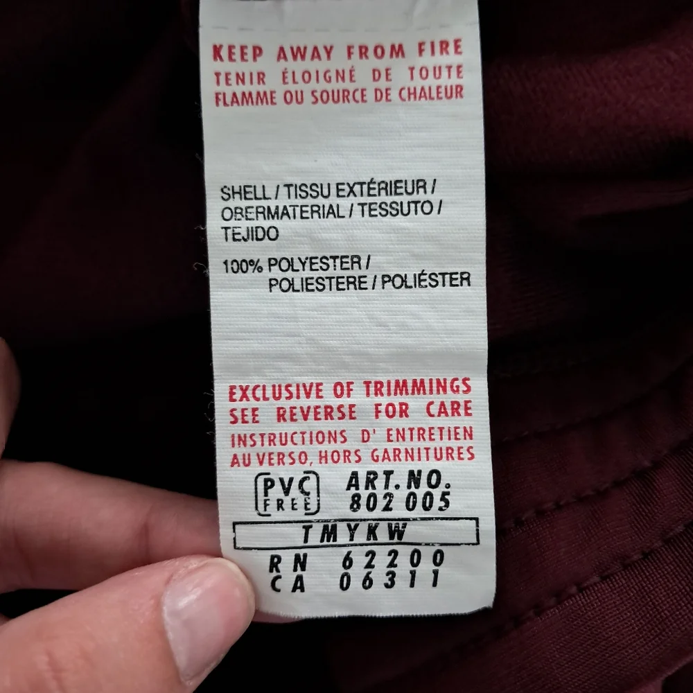 Puma TMC Nipsey Hussle T7 Full Zip Track Jacket Men’s Burgundy Gray Athleisure